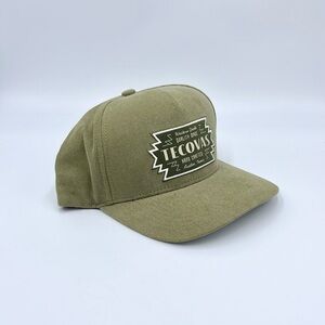 NEW Tecovas Western Goods Embroidered Patch Olive SnapBack Trucker Hat Adult OS